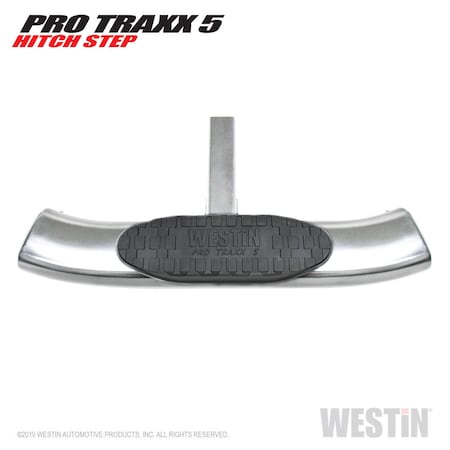 Westin Automotive PRO TRAXX 5 HITCH STEP 27IN STEP FOR 2IN RECEIVER STAINLESS STEEL 21-50010